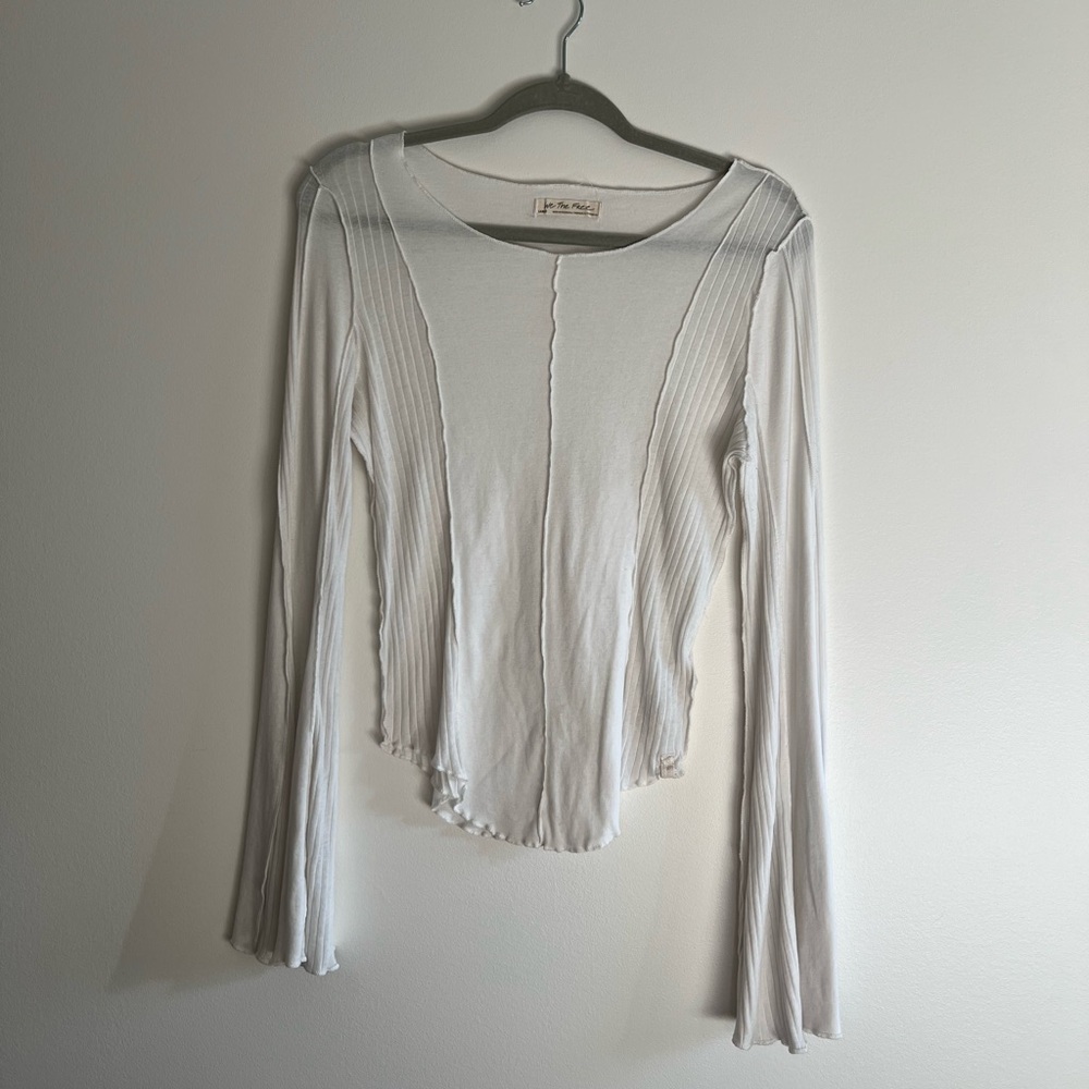 We The Free Cream Long Sleeve Top